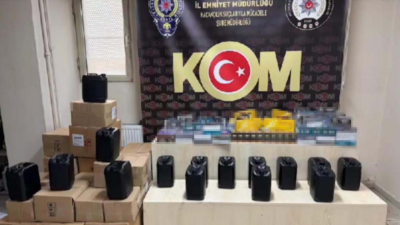 İzmir’de 8 bin şişe kaçak içki ele geçirildi