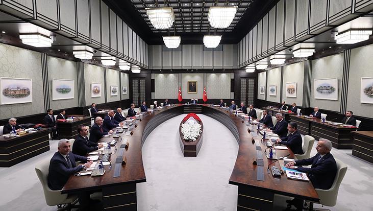Kabine, Cumhurbaşkanı Erdoğan başkanlığında toplandı