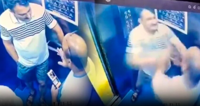 Kameradan habersiz komsular asansorde tekme tokat dovustu jUyJy6mZ.jpg