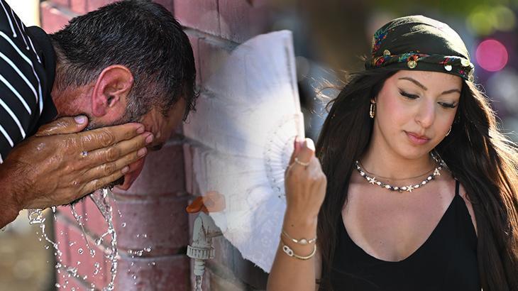 Kentte sıcaklık 49 dereceye ulaştı! Vatandaş ne yapacağını şaşırdı