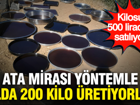 Kilosu 500 liradan satiliyor ata mirasi yontemle yilda 200 kilo uretiyorlar ZbnhUy6c.png