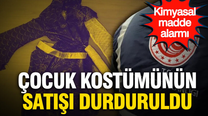 Kimyasal madde alarmi cocuk kostumunun satisi durduruldu fLI3K3ci.jpg