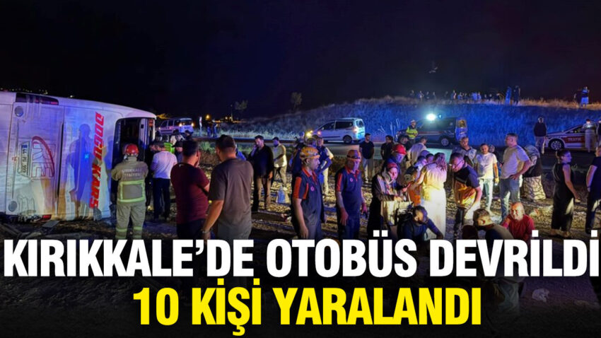 Kirikkalede otobus devrildi 10 kisi yaralandi OOeAZ16d.jpg