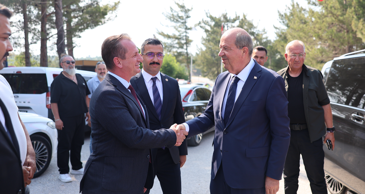 KKTC’nin 5. Cumhurbaşkanı Ersin Tatar, Mersin’de ziyaretlerde bulundu
