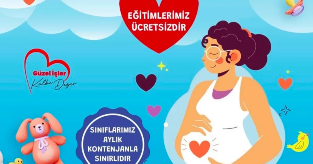 Kocaeli İzmit’te anne adaylarına büyük destek
