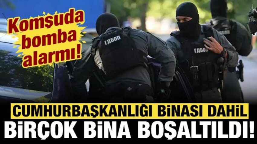 Komsuda alarm cumhurbaskanligi binasi bile bosaltildi y97yenhz.jpg