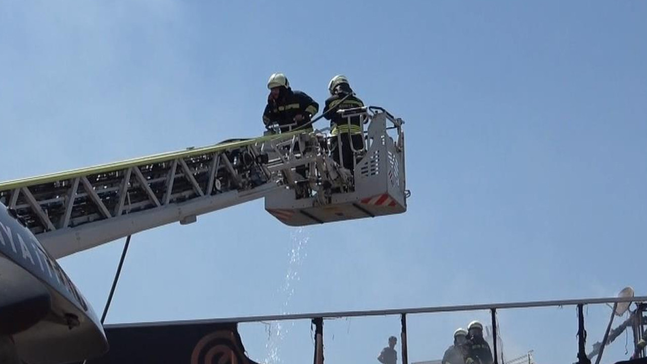 Konya Karatay Sanayi Sitesi’nde iş yeri yangını
