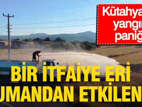 Kutahyada arazi yangini panigi bir itfaiye eri dumandan etkilendi MhehcNnT.jpg