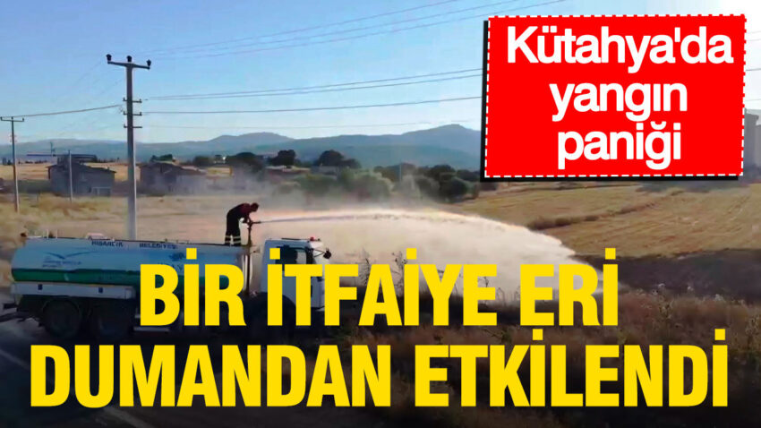 Kutahyada arazi yangini panigi bir itfaiye eri dumandan etkilendi MhehcNnT.jpg