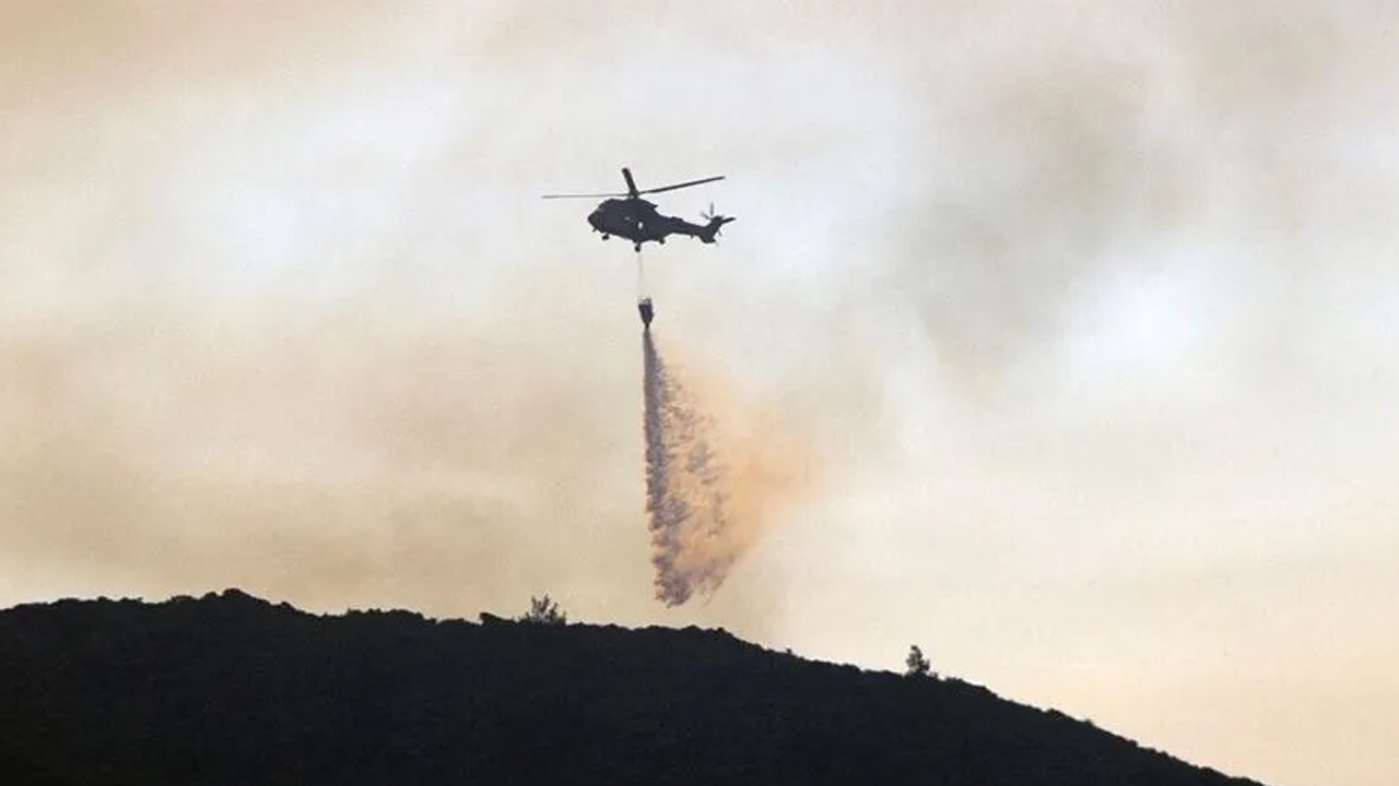 Kütahya’da orman yangınına 7 helikopter ve 4 uçakla müdahale