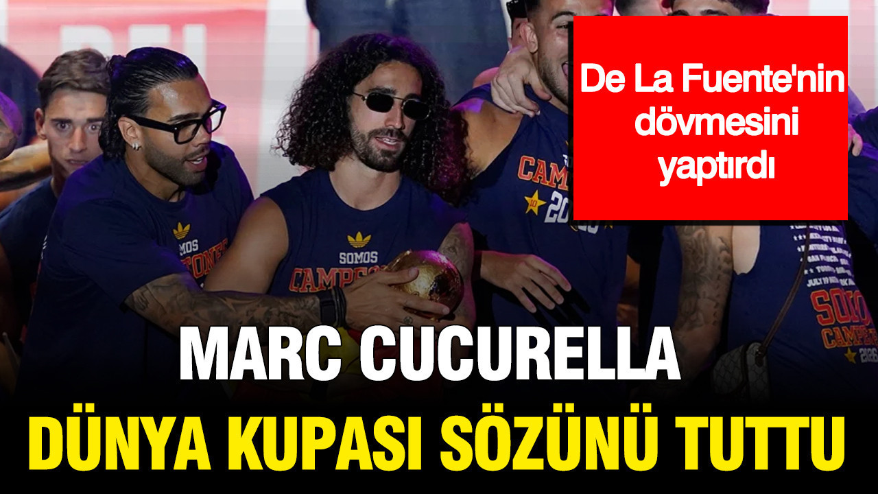 Marc Cucurella, Dünya Kupası sözünü tuttu: De La Fuente’nin dövmesini yaptırdı