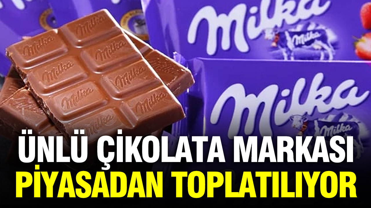 Milka çikolata acil toplatılıyor: ‘Kauçuk’ tehlikesi
