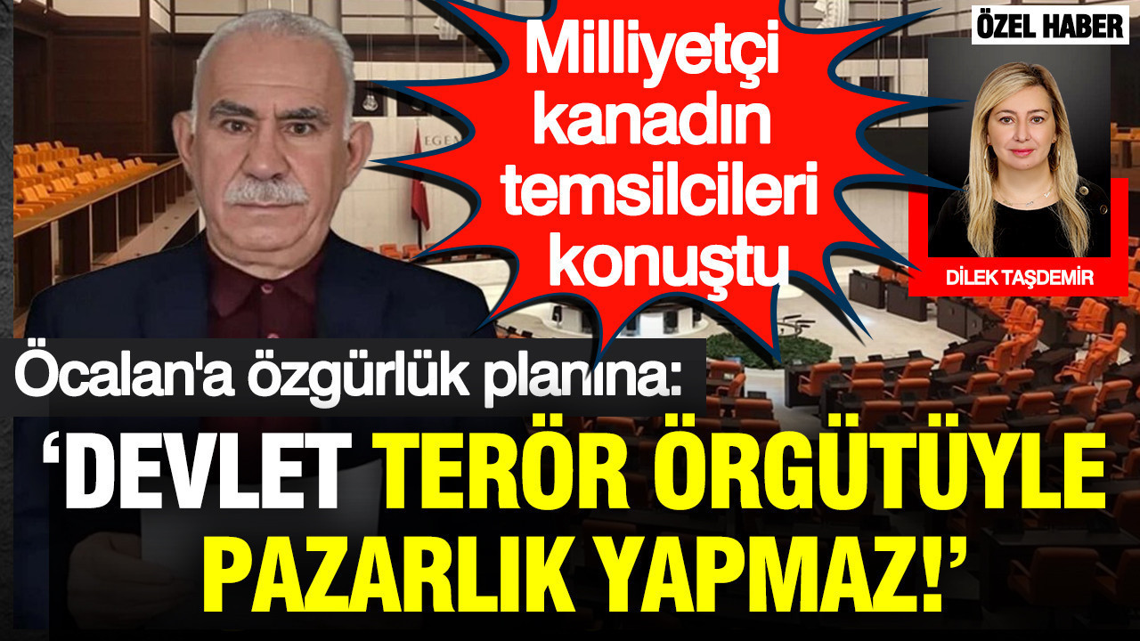 Milliyetçi kanadın temsilcileri konuştu; Öcalan’a özgürlük planına: Devlet terör örgütüyle pazarlık yapmaz