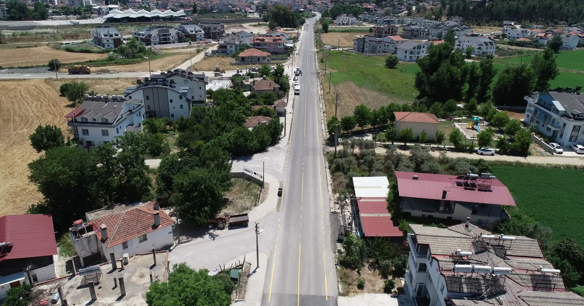 Muğla’da Seydikemer Belen’de yol çalışmaları tamamlandı
