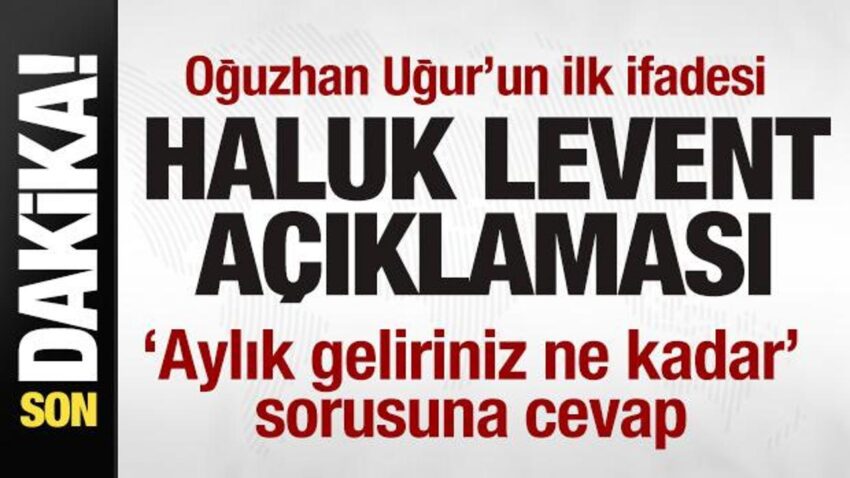 Oguzhan ugurun emniyetteki ilk ifadesi haluk levent aciklamasi hSzq5WkS.jpg
