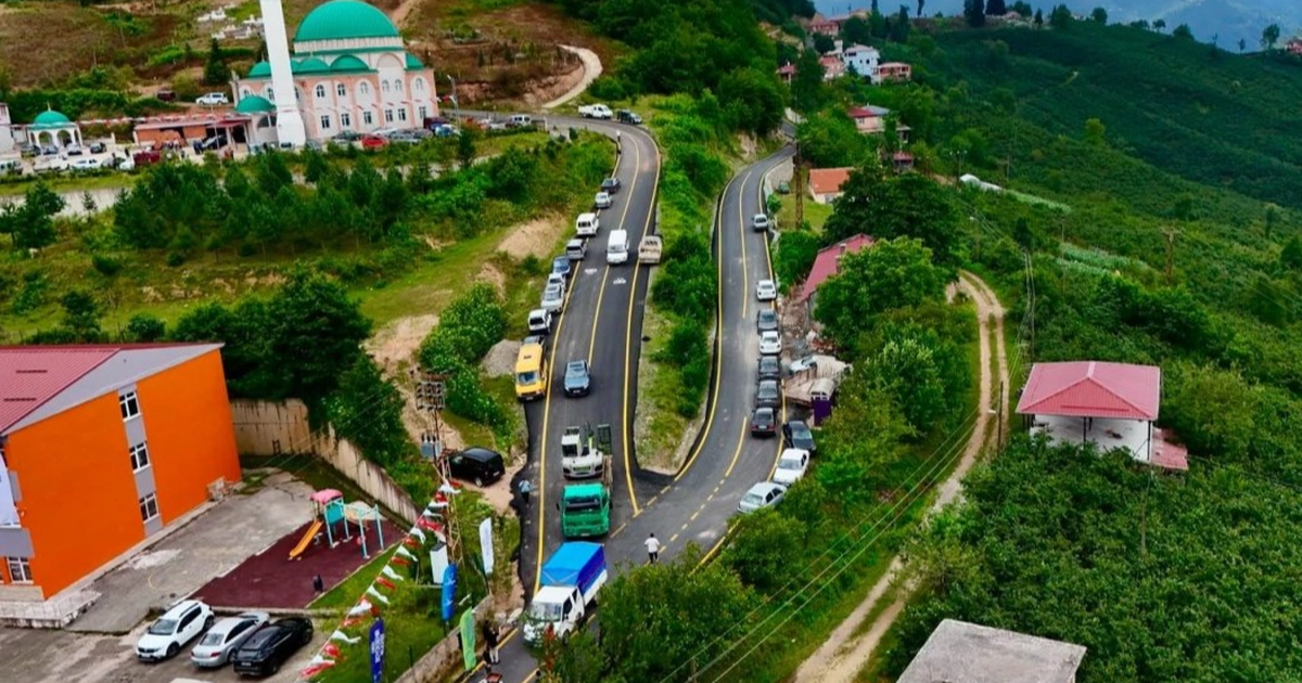 “Ordu’da 5 Km’lik grup yolu açılışı yapıldı