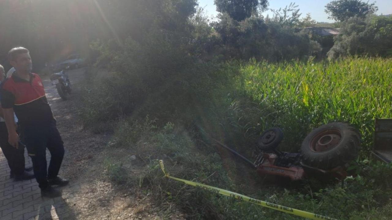 Osmaniye’de traktör devrildi, 2 kişi yaralandı