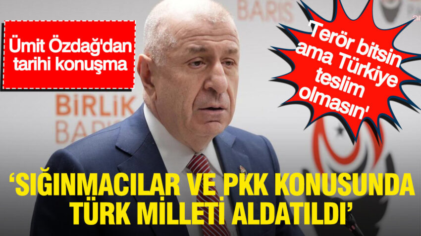 Ozdagdan dikkat ceken aciklamalar siginmacilar ve pkk konusunda turk milleti aldatildi 8TSxIJPC.jpg