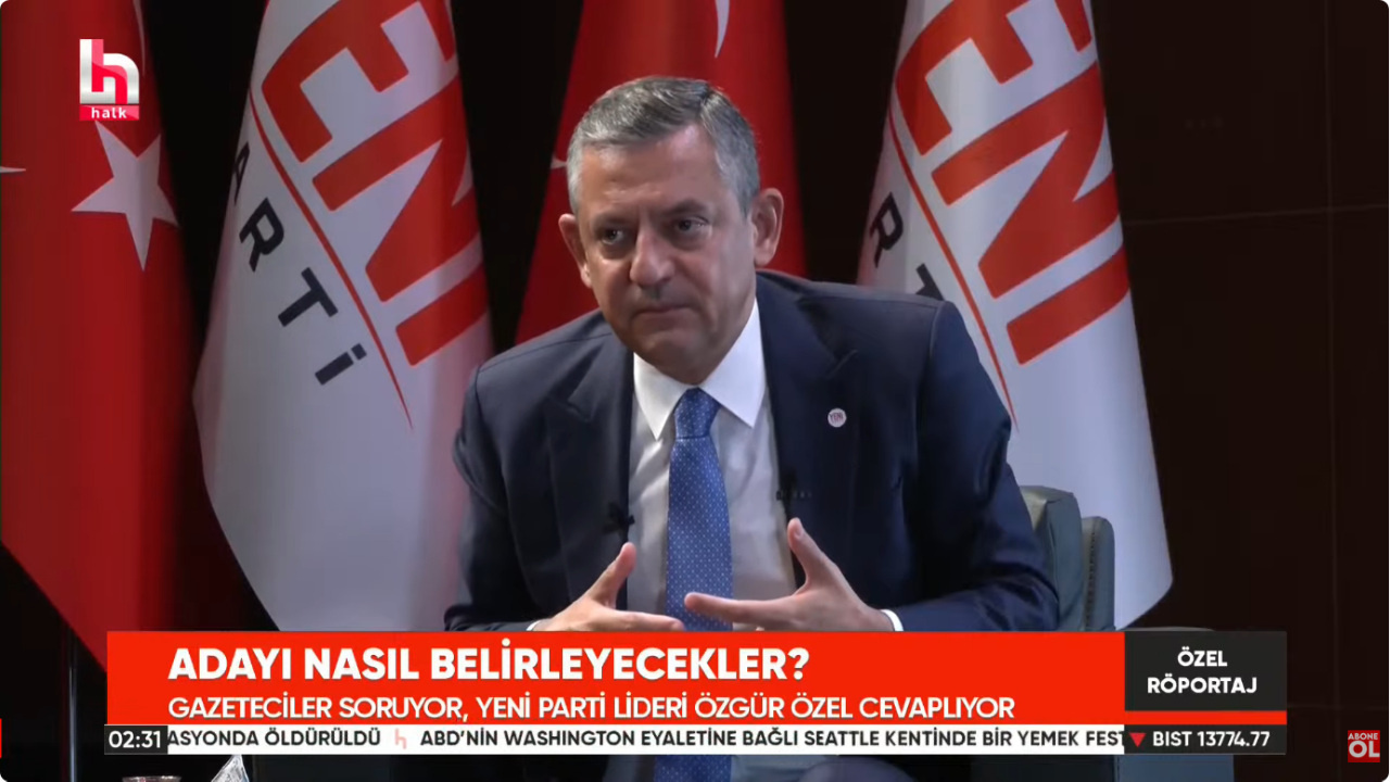 Özgür Özel baskın seçim planını açıkladı! YENİ Parti’nin potansiyel oy oranını da verdi
