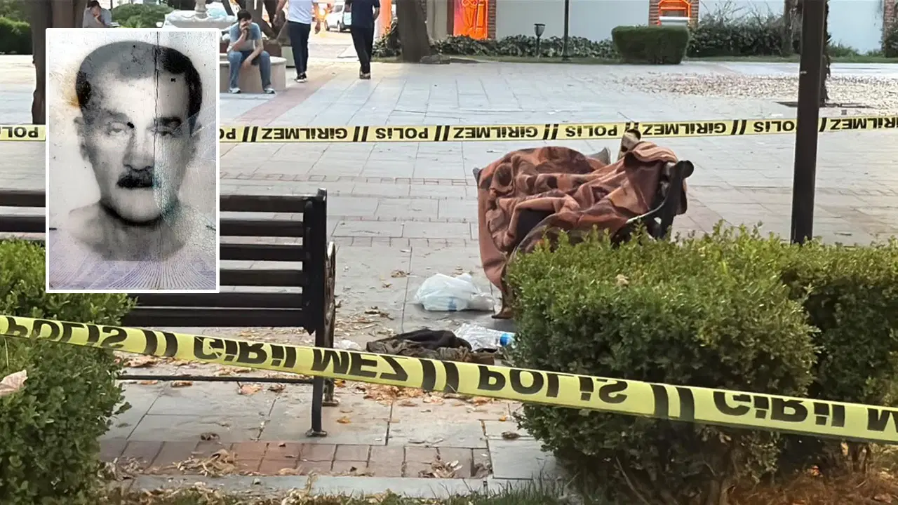 Parktaki bankta ölü bulundu