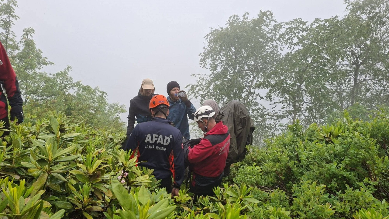 Rize’de kaybolan 3 Rus turist 10 saatlik çalışmayla bulundu