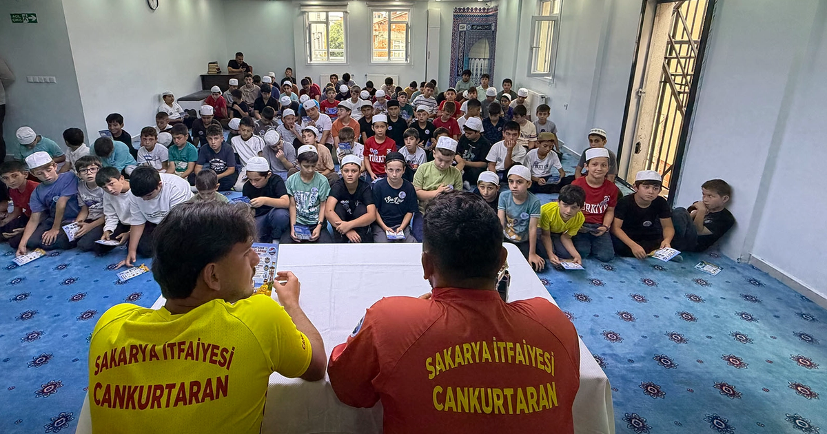 Sakarya Karasu’da çocuklara boğulmayı önleme eğitimi
