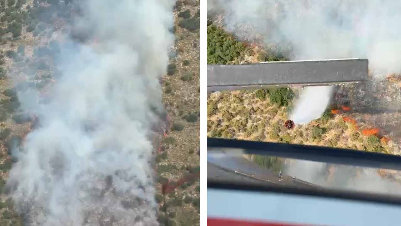 San dakika | Kabus bitmek bilmiyor! Antalya’da orman yangını çıktı