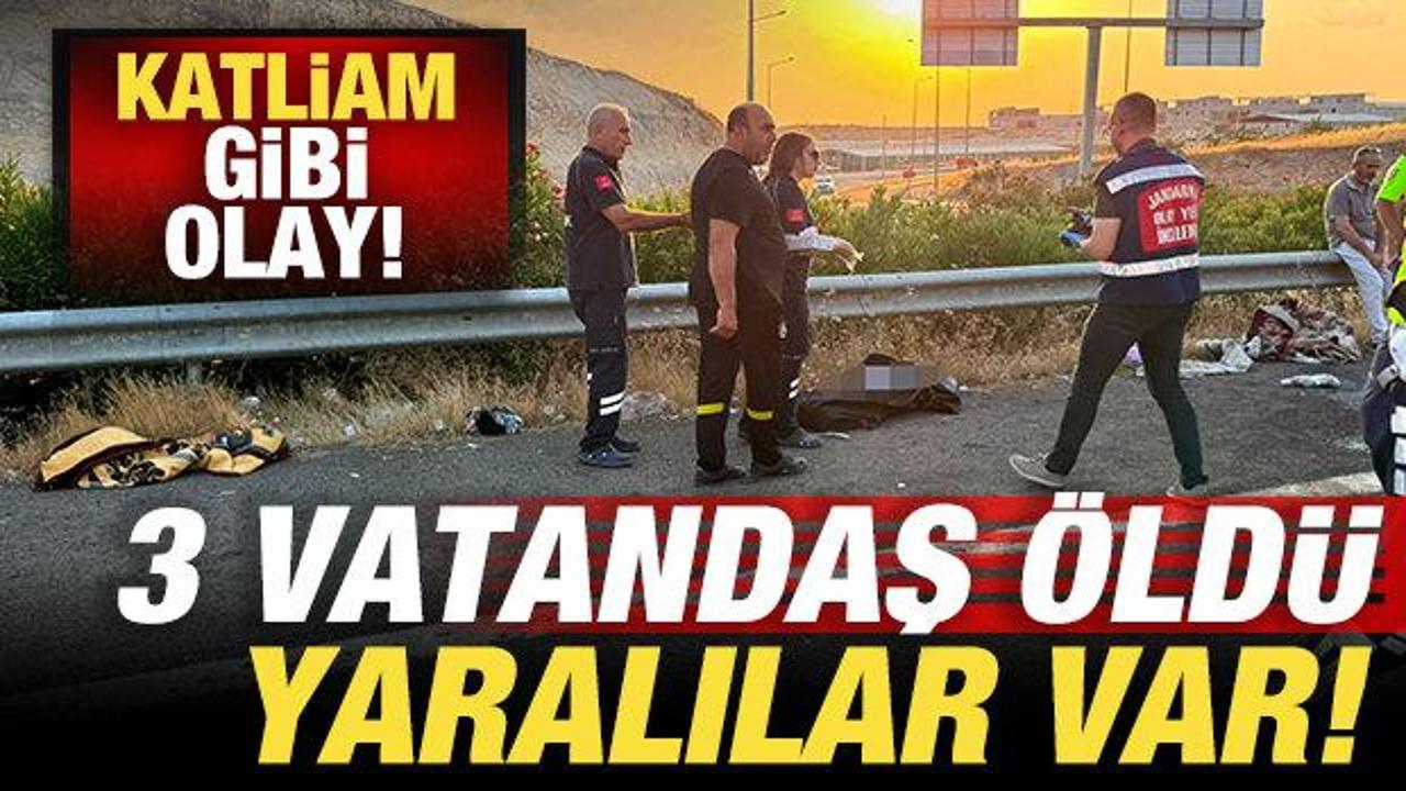 Şanlıurfa’da katliam gibi kaza: 3 vatandaş öldü, yaralılar var!