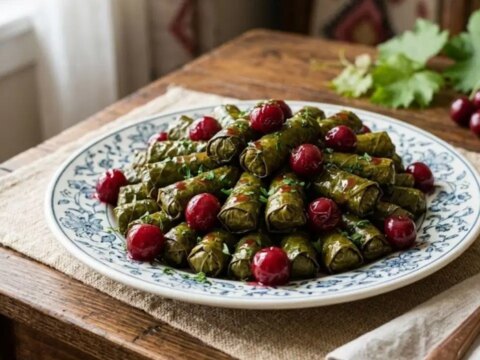 Saray mutfaginin meyveli saheseri zeytinyagli visneli yaprak sarma tarifi XzYgWRdy.jpg