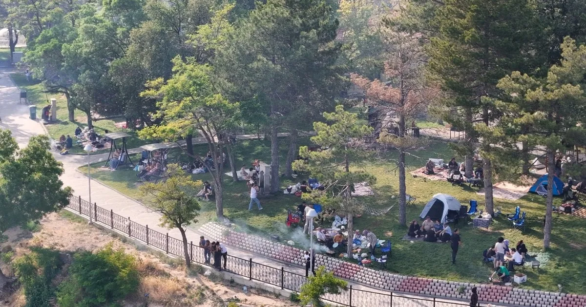 Sarımsaklı Barajı Mesire Alanı’na Kayserililerden tam not