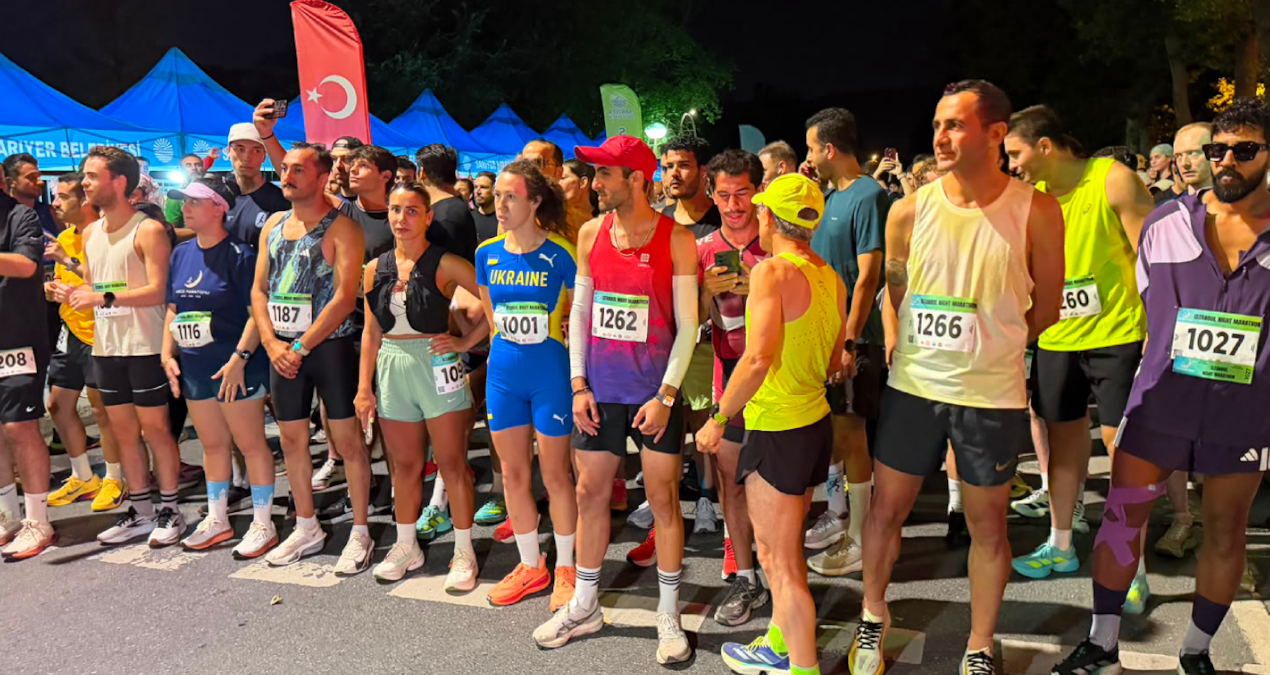 Sarıyer’de Türkiye’nin ilk gece maratonu koşuldu