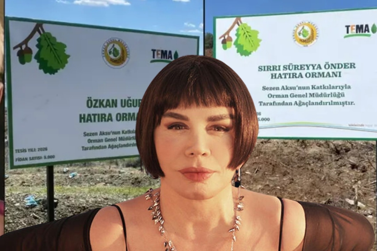 Sezen Aksu, hayatını kaybeden dostları Özkan Uğur ve Sırrı Süreyya Önder’in anısını 10 bin fidanlık hatıra ormanlarıyla yaşatıyor