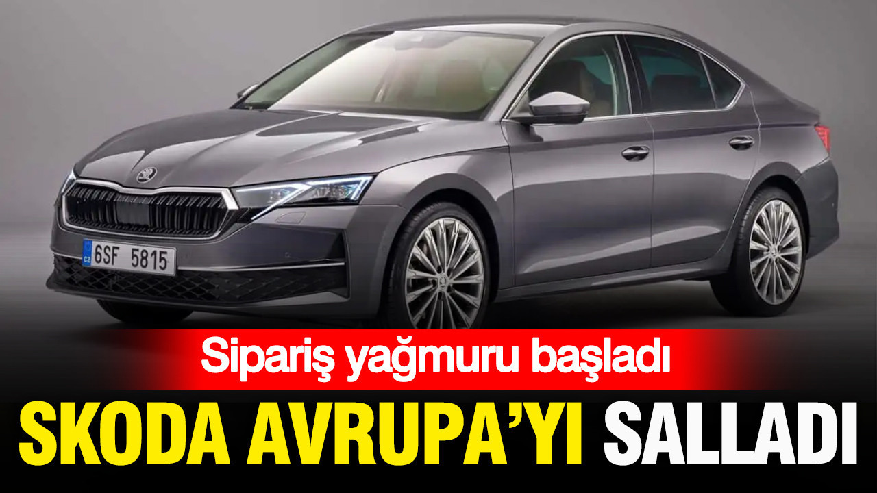 Sipariş yağmuru başladı: Skoda yeni elektrikli modelleriyle Avrupa’yı salladı