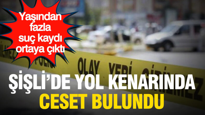 Sislide yol kenarinda ceset bulundu yasindan fazla suc kaydi ortaya cikti UXceJv8l.jpg