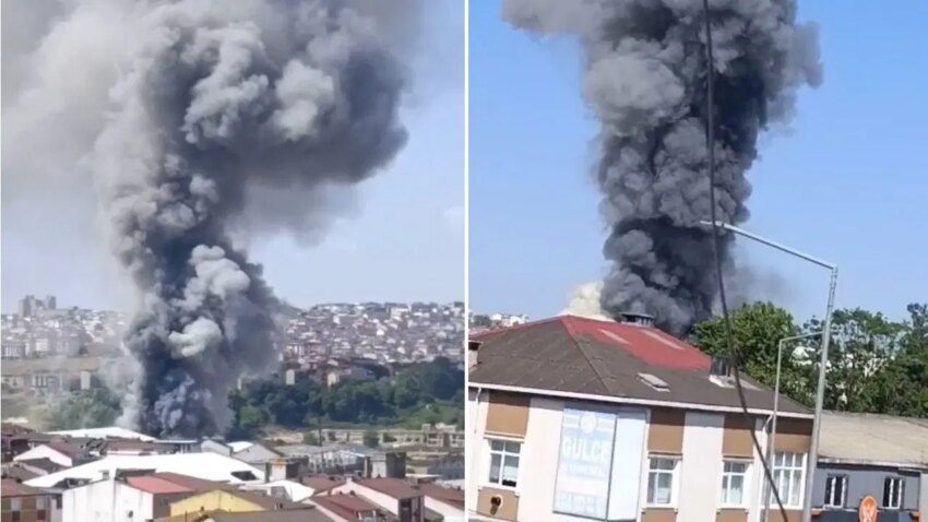 Son dakika arnavutkoyde bir fabrikada yangin cikti 1Zi3OWhE.jpg