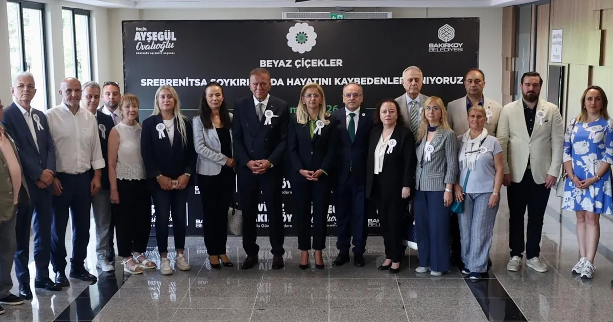 Srebrenitsa Soykırımı’nda katledilenler Bakırköy’de unutulmadı