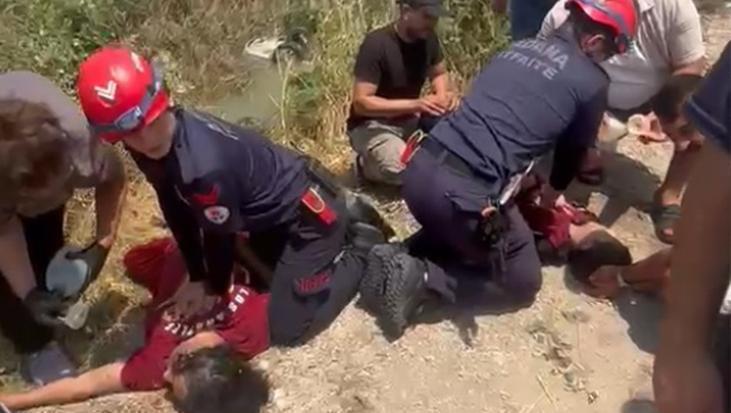 Sulama kanalinda yasam savasi anne ve oglunun duran kalpleri yeniden calistirildi b8J5TEBT.jpg