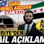 Suriyeden israil aciklamasi sara birinci agizdan ilan etti bomba turkiye detayi gVnXEX4F.jpg