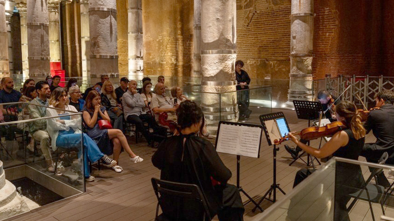 Tarihi atmosferde canlı müzik: Şerefiye sarnıcı konserleri