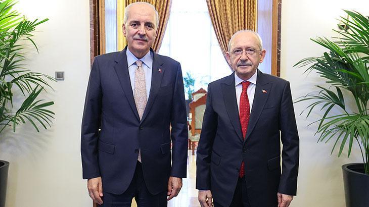 Tbmm baskani kurtulmus chp genel baskani kilicdaroglu ile gorustu OYuKSNBB.jpg