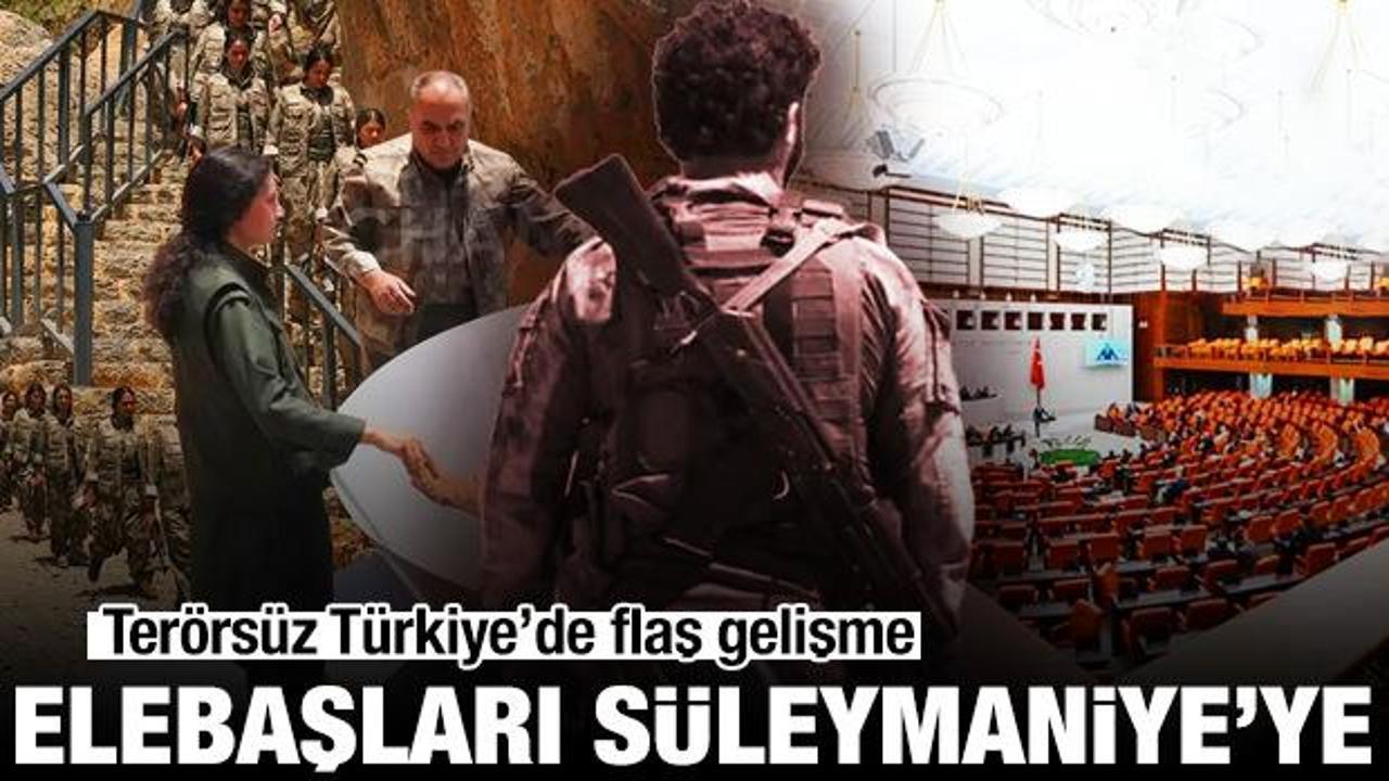 Terörsüz Türkiye’de flaş gelişme: PKK elebaşları Süleymaniye’ye gönderilecek