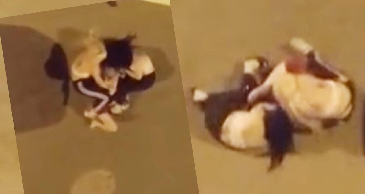 Üç kadın birbirine girdi, gece yarısı mahalleyi ayağa kaldırdılar