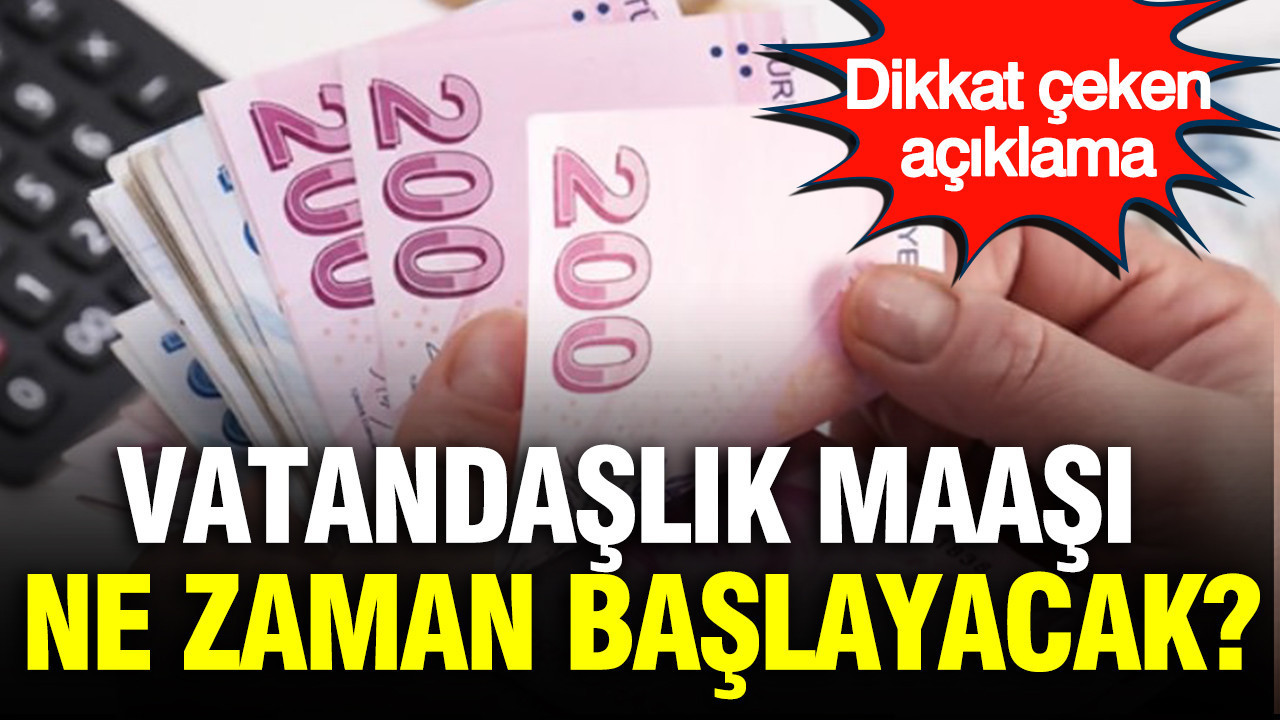 Vatandaşlık maaşı ne zaman başlayacak? Milyonların beklediği uygulama yine gündemde