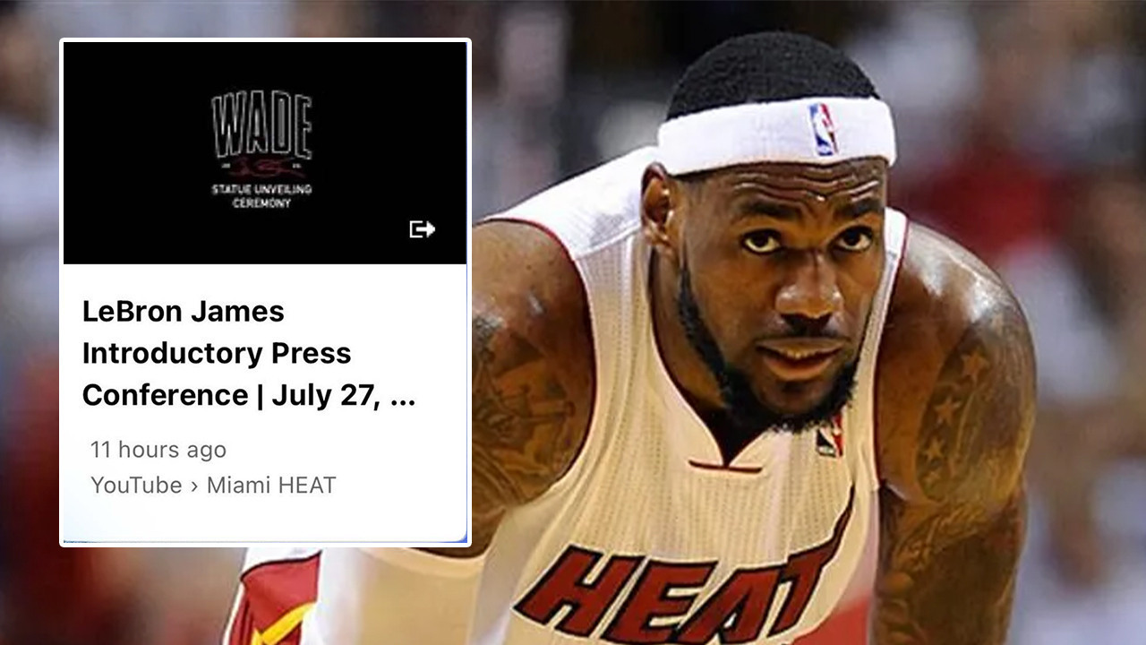 Yanlışlıkla LeBron James’i duyurdular: Miami Heat’in paylaşımı ortalığı karıştırdı