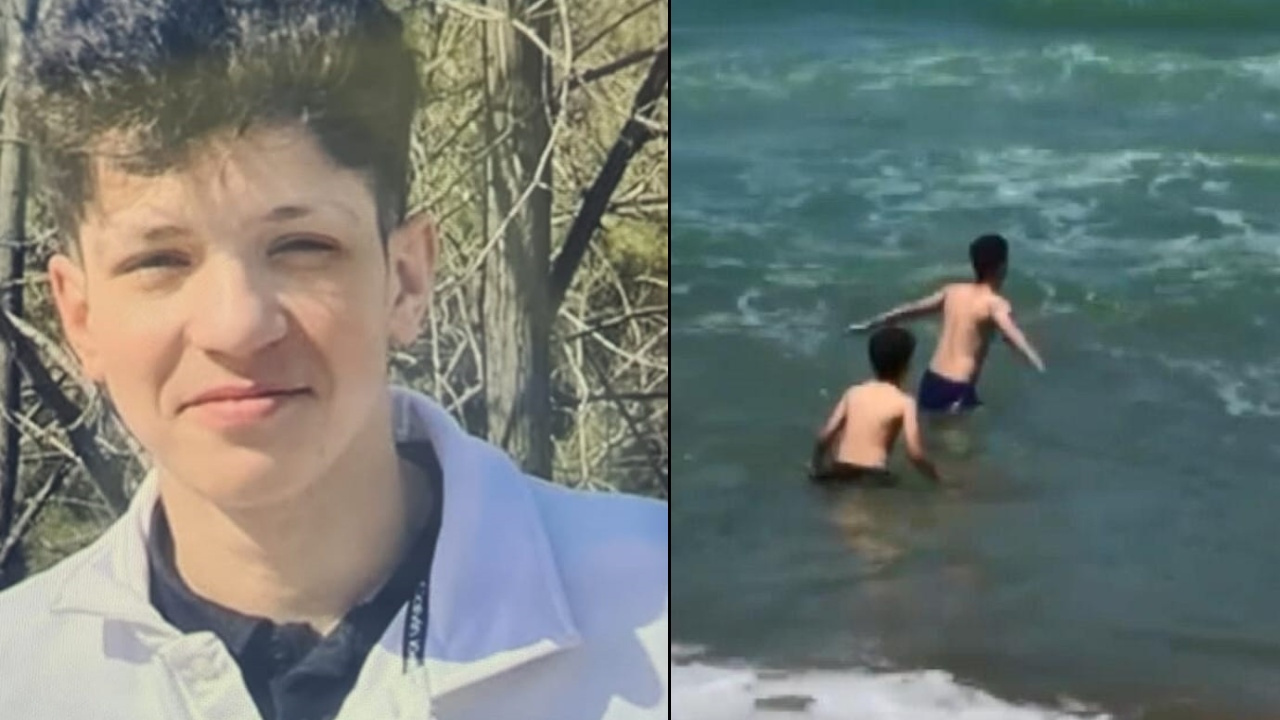 Yasaklı bölgede denize girmişti! 14 yaşındaki Halil’in son görüntüleri yürek yaktı