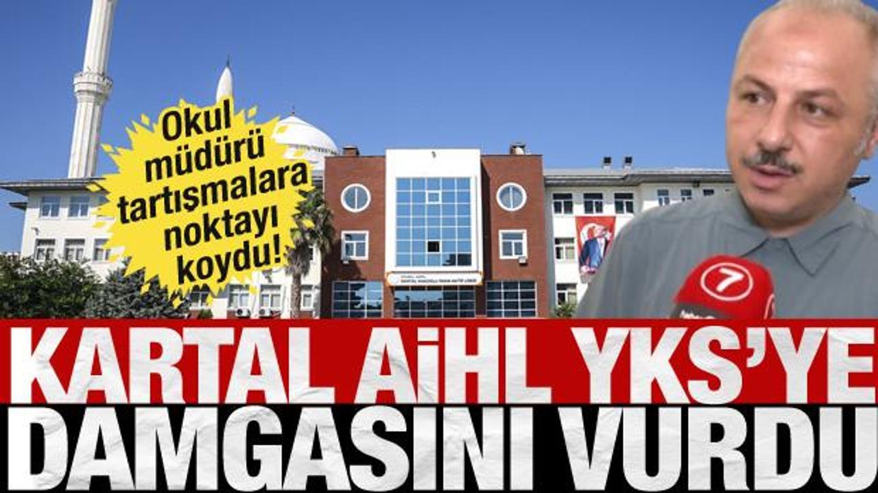YKS’ye  Kartal AİHL damgasını vurdu! Okul müdürü tartışmalara sert çıktı