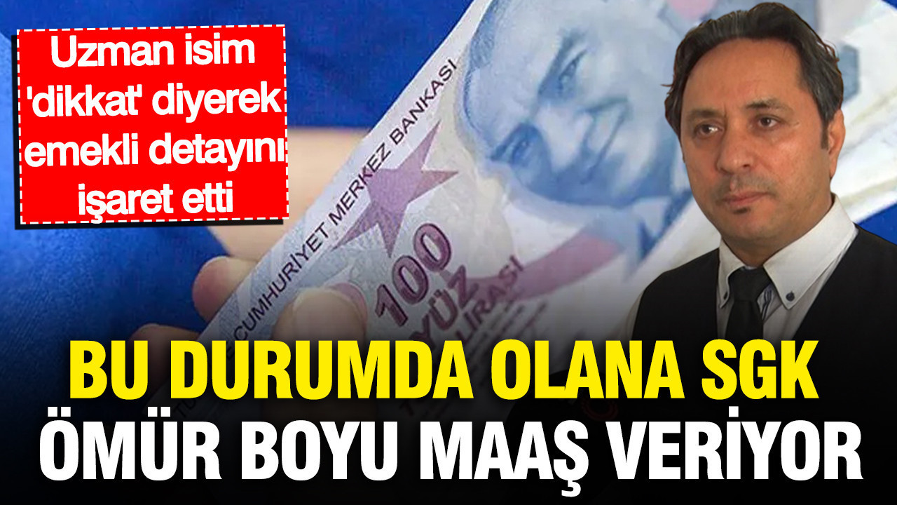 Yüzde 10’u aşana SGK ömür boyu maaş veriyor: İsa Karakaş’tan ’emekli’ detayı