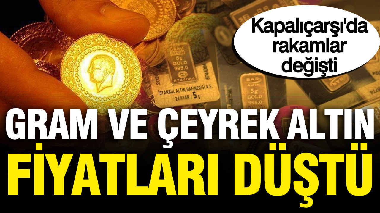 Altın fiyatları düştü: Kapalıçarşı’da gram altın, çeyrek altın kaç TL oldu? (10 Ağustos 2026)